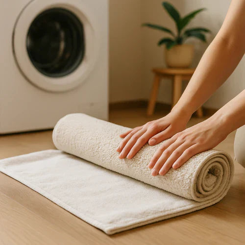 Comment laver un tapis de bain sans l’abîmer ?