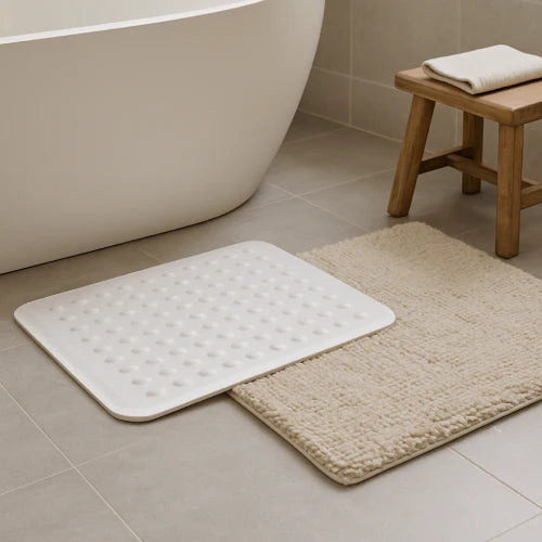 Quel tapis de bain pour sol glissant ?