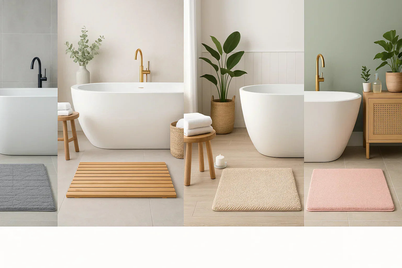 Comment bien choisir son tapis de bain selon sa salle de bain ?