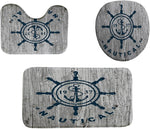 Ensemble de tapis de bain imprimé t-shirt nautique - Vignette | Douceur De Bain