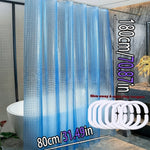 Rideau de Douche Transparent Bleu - Vignette | Douceur De Bain