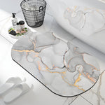 Tapis salle de bain effet marbre - Vignette | Douceur De Bain