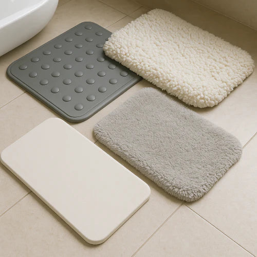 Tapis de bain absorbant : comparatif des meilleures matières