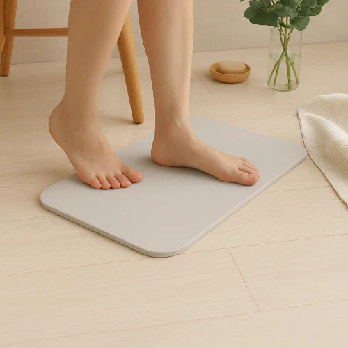 Les tapis de bain diatomite : avis, comparatif, avantages