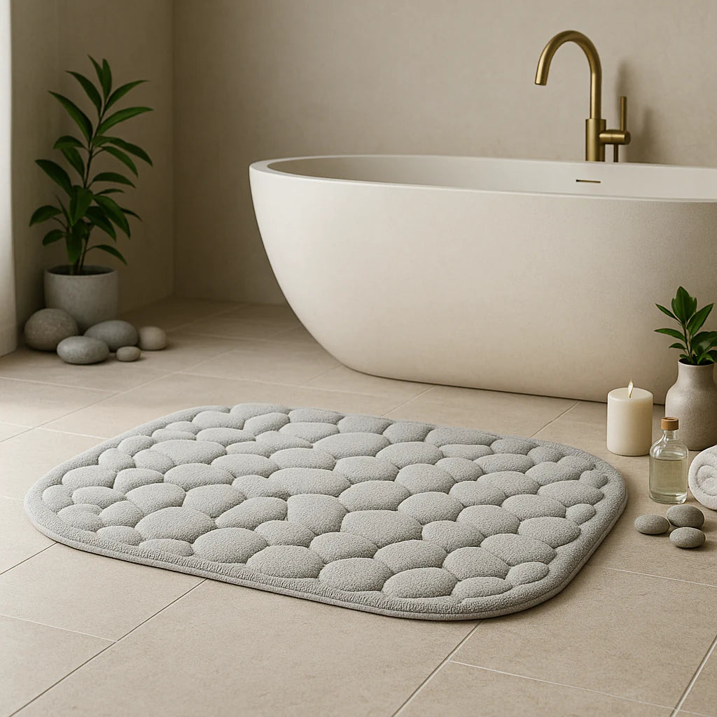 Tapis de bain galet