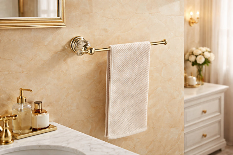 Accessoires Muraux Dorés Style Palace  serviette 