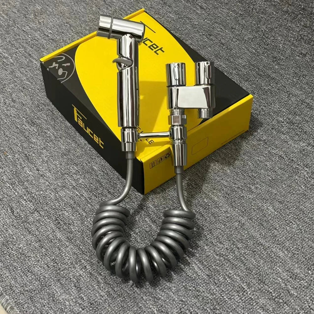 Douchette WC Hygiène Intime argent 