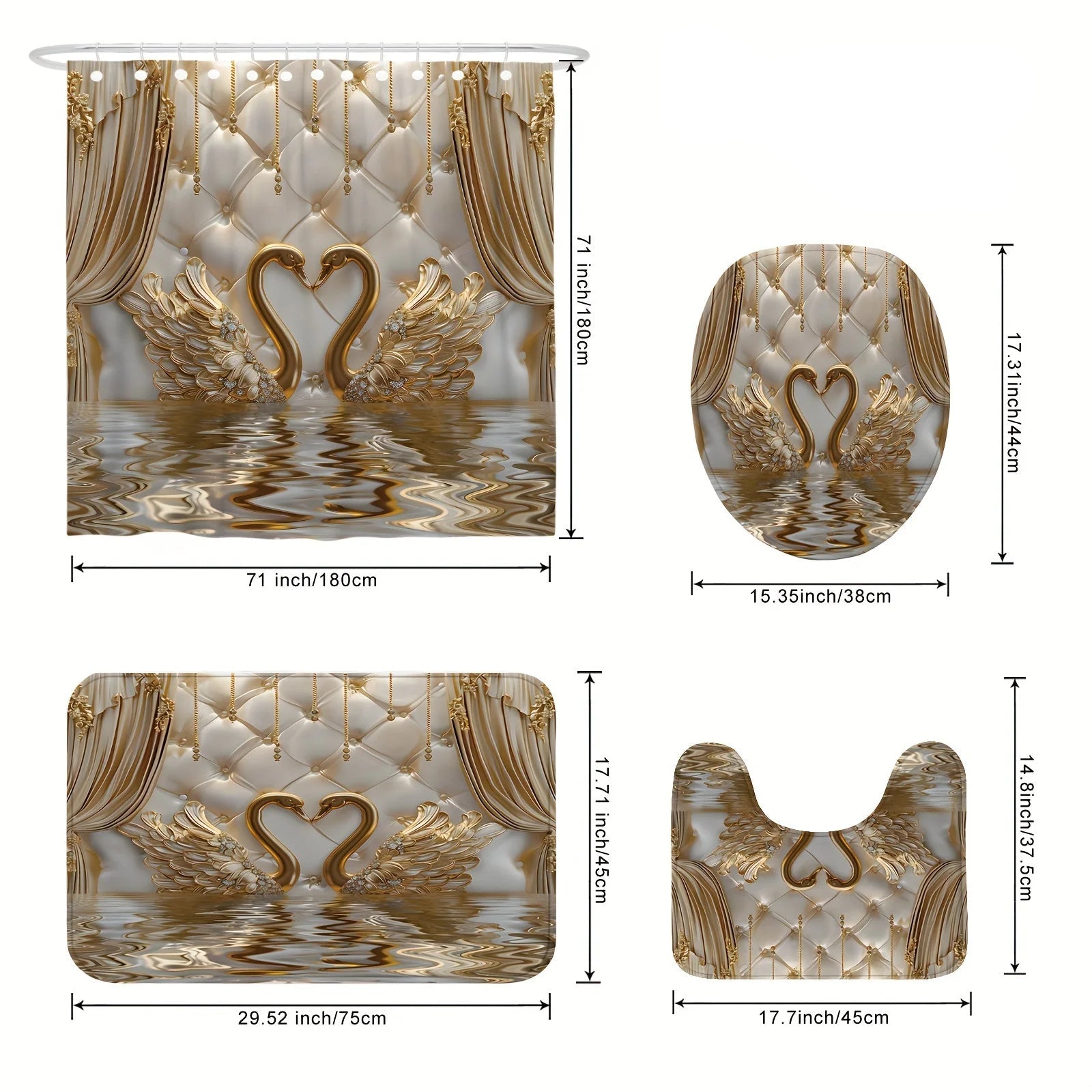 Ensemble Salle de Bain LoveRoyal taille 