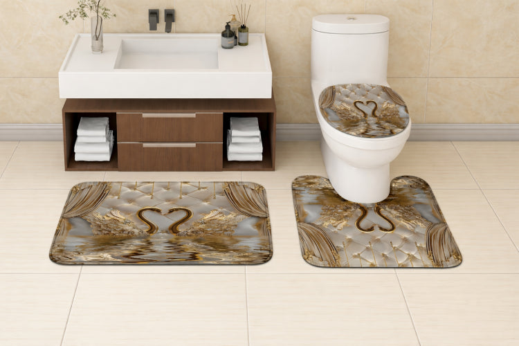 Ensemble Salle de Bain LoveRoyal tapis