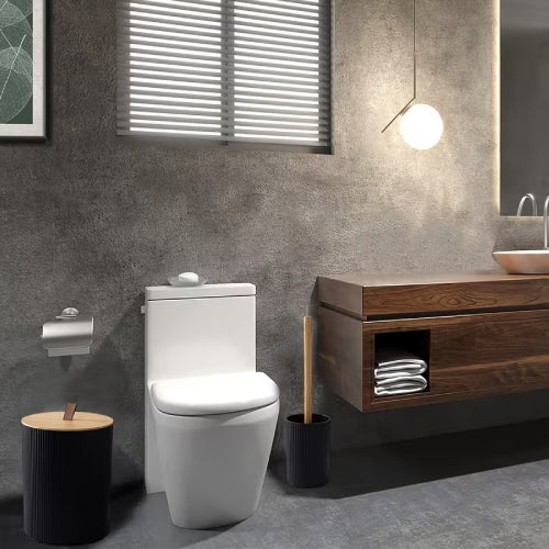 Ensemble accessoires salle de bain 6 pièces toilettes 
