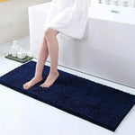 Grand tapis de bain bleu marine - Vignette | Douceur De Bain