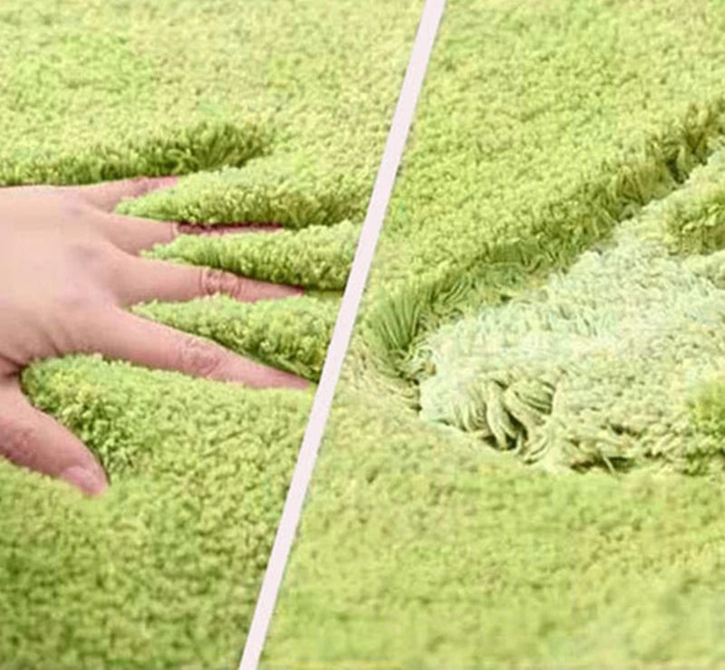 Grand tapis salle de bain original peluche