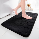 Lot de 5 tapis de sol pour salle de bain premium en galets - Vignette | Douceur De Bain