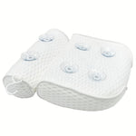 Oreiller de Bain blanc avec Support Cervical et Dorsal - Vignette | Douceur De Bain