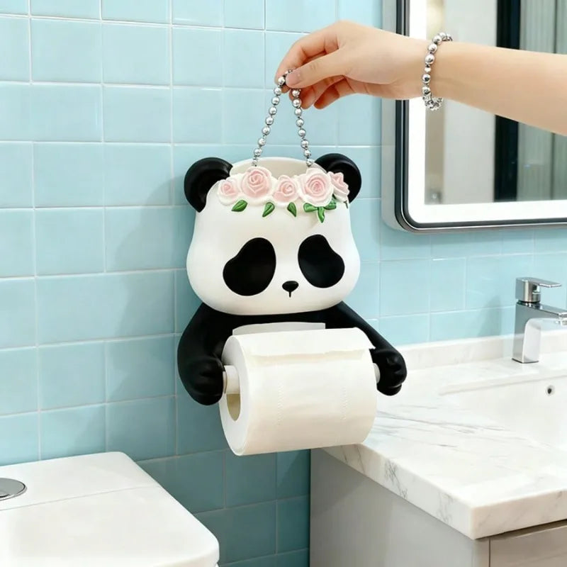 Porte-Papier Toilette Panda  dessin 