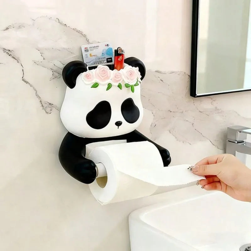Porte-Papier Toilette Panda  main 