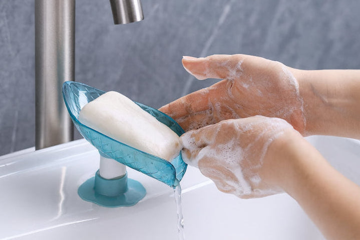 Porte-Savon Anti-Égouttement à Drainage Rapide  ventouse 