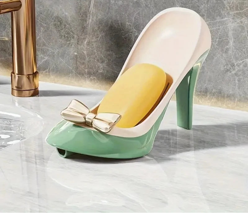 Porte-Savon Chaussure à Talon vert 