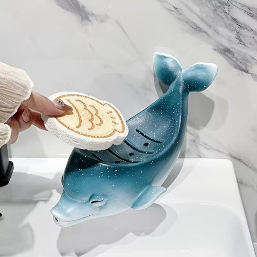 Porte-Savon Dauphin à Drainage doigt savon 
