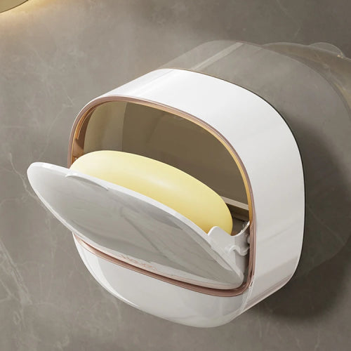 Porte-Savon Mural avec Couvercle Protecteur mur savon 