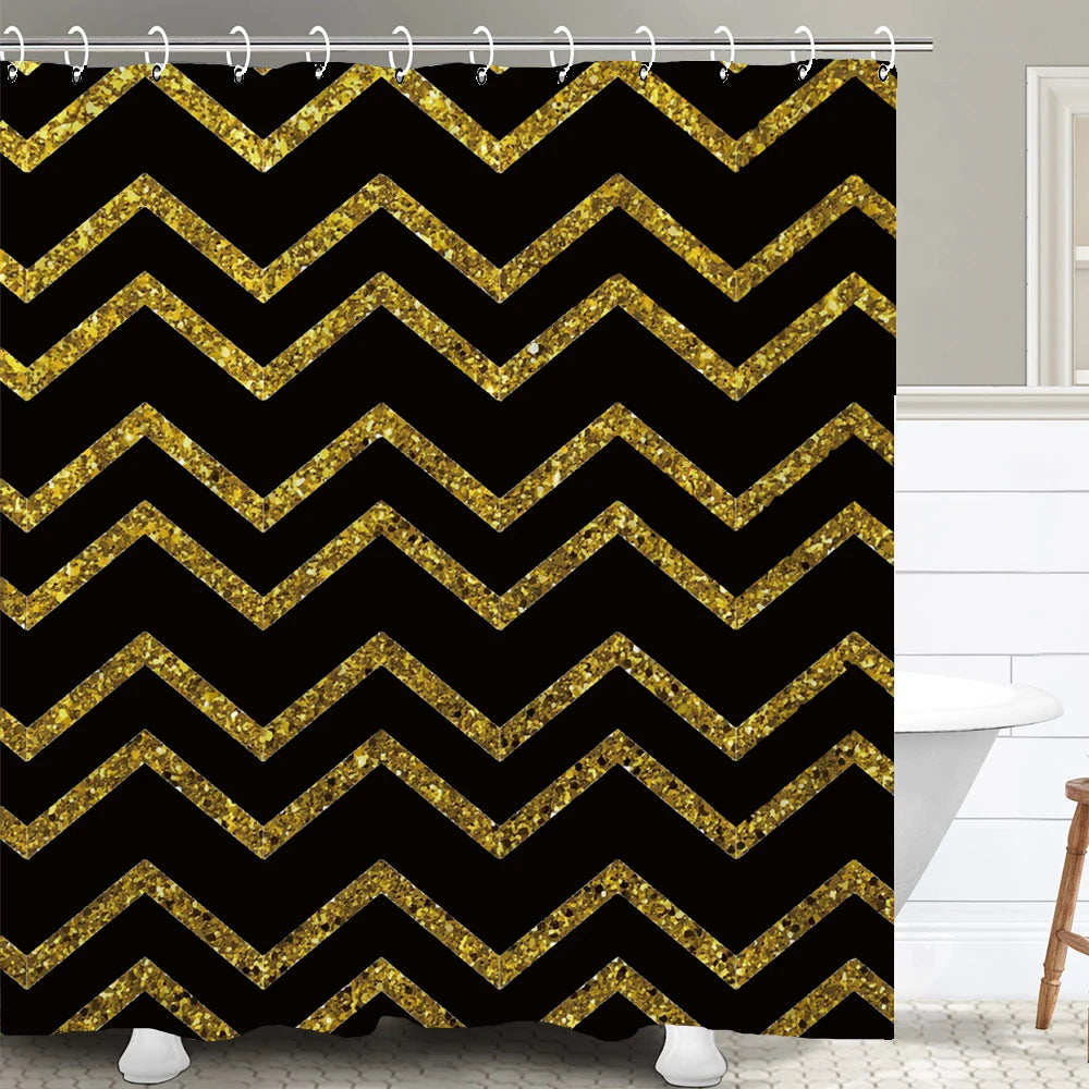 Rideau De Douche Or doré 