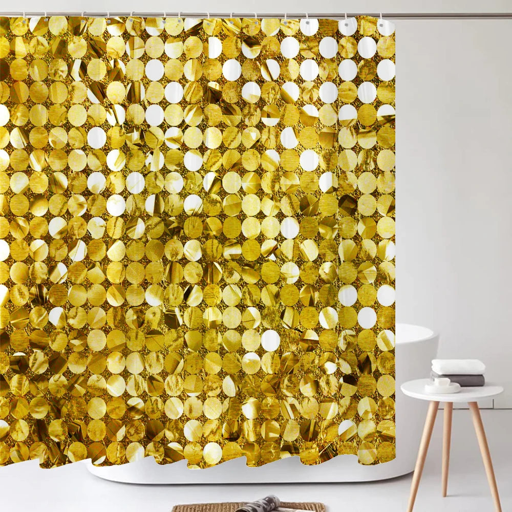 Rideau De Douche Or jaune 