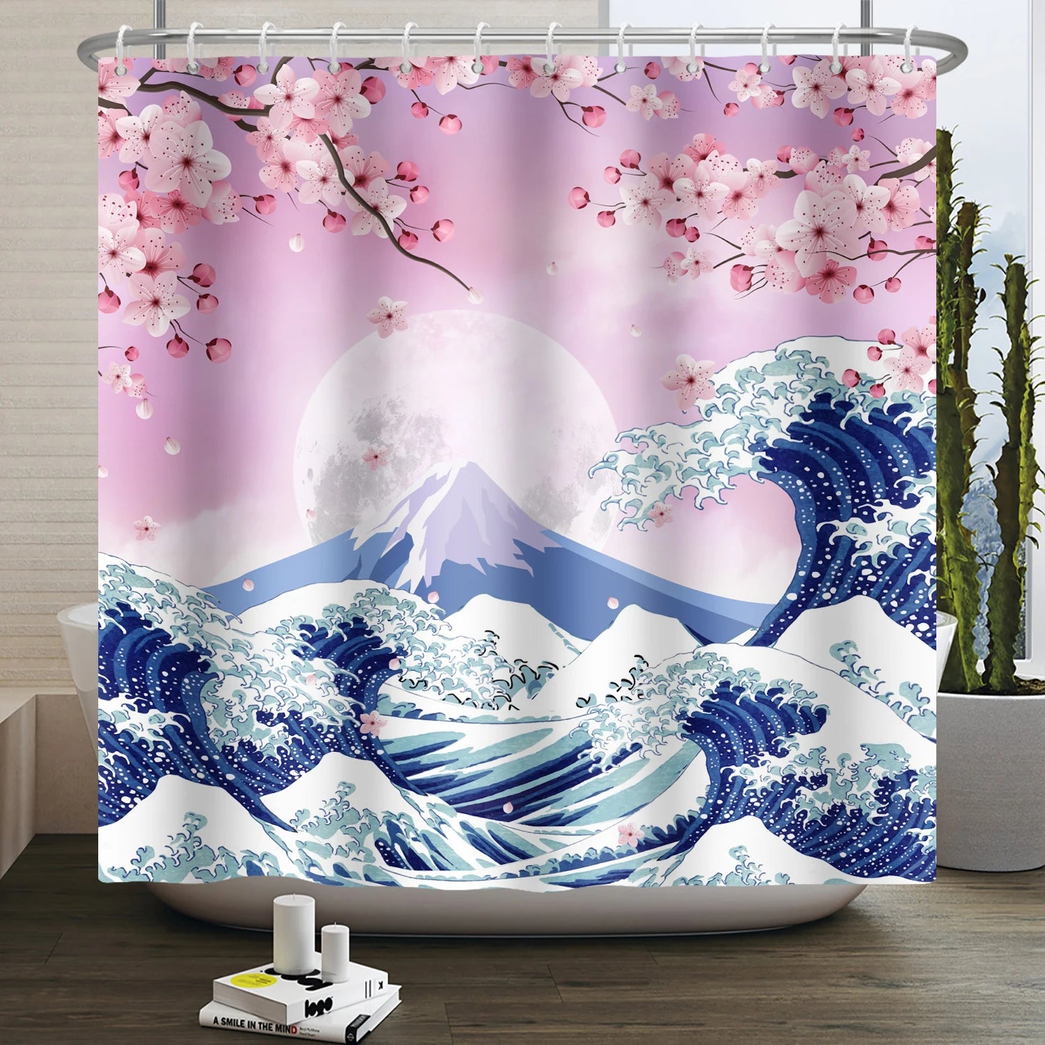 Rideau de Douche Japonais