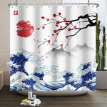 Rideau de Douche Japonais - Vignette | Douceur De Bain