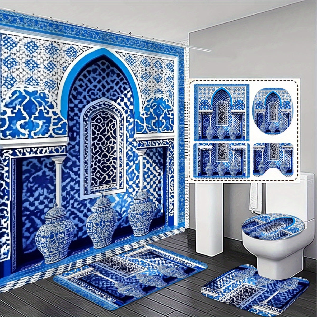 Rideau de Douche Style Marocain