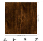 Rideau de Douche rustique Marron - Vignette | Douceur De Bain
