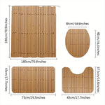 Rideau de Salle de Bain  Bambou - Vignette | Douceur De Bain