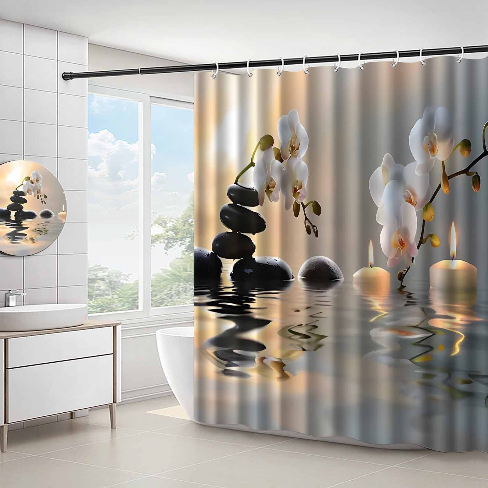 Rideau de douche Zen