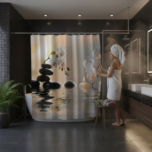 Rideau de douche Zen femme 