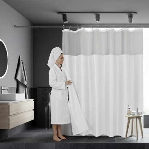 Rideau de douche imperméable pieds 