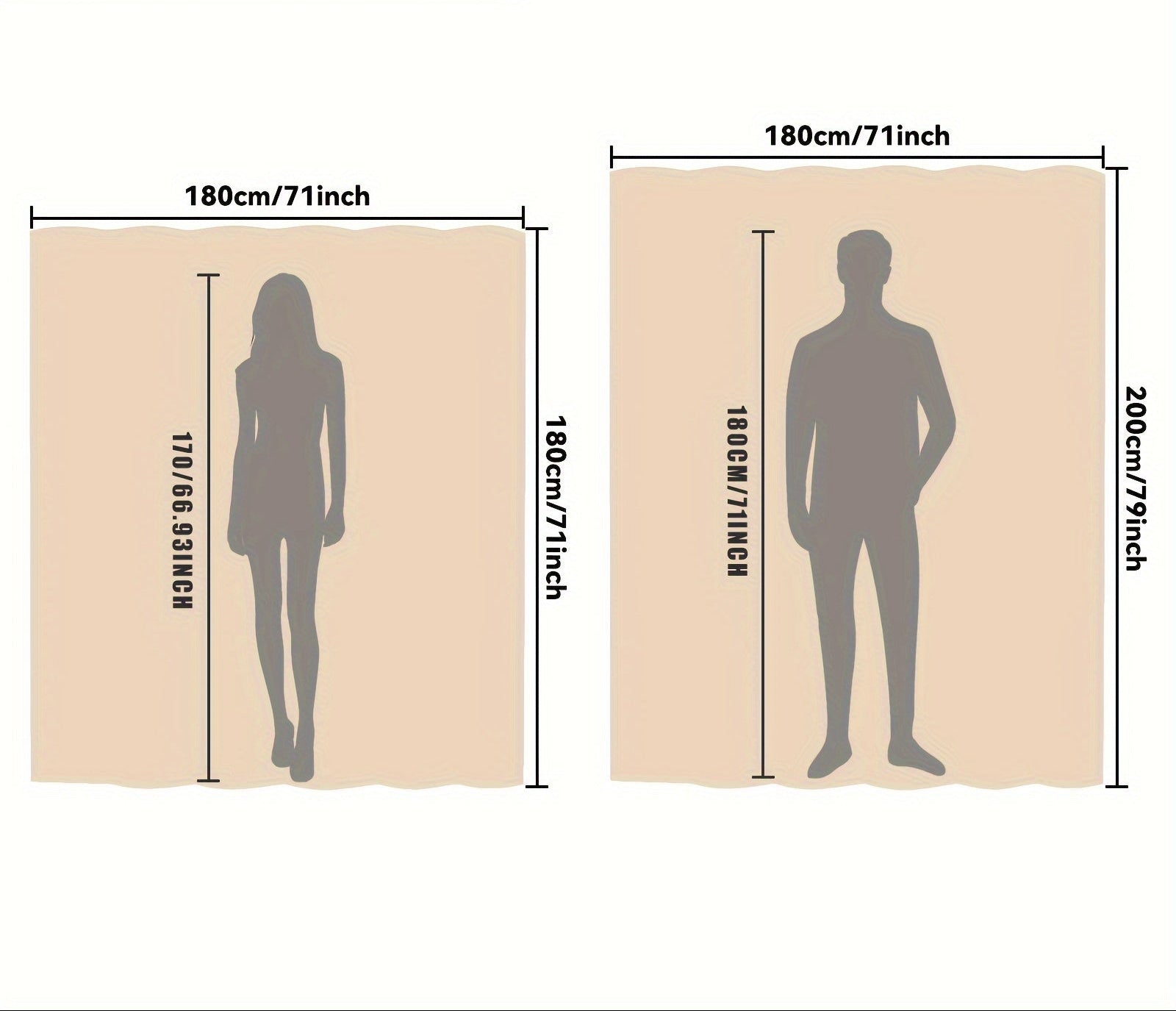 Rideau de douche marbre taille