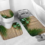 Rideau de douche  motif bambou et plantes vertes - Vignette | Douceur De Bain