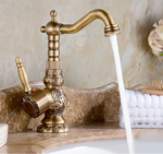 Robinet de Salle de Bain Vintage en Laiton Antique - Vignette | Douceur De Bain