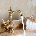 Robinet de Salle de Bain Vintage en Laiton Antique - Vignette | Douceur De Bain