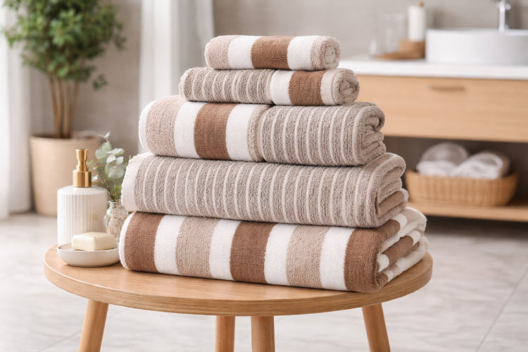 Serviettes Hôtel Royal Coton Ultra Doux Qualité Palace  douche 