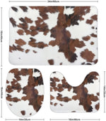 Set Tapis de Salle de Bain « Peau de Vache » - Vignette | Douceur De Bain