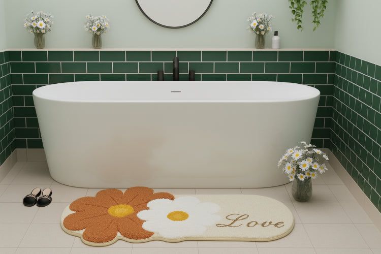 Tapis de Bain Floral « Love » sol 