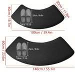 Tapis de Bain Incurvé Gris - Vignette | Douceur De Bain