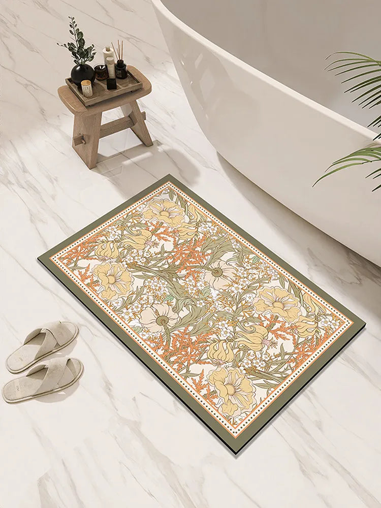 Tapis de Bain Ultra Absorbant en Diatomite baignoire