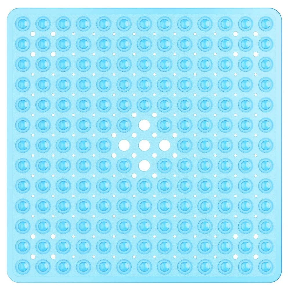 Tapis de Douche Antidérapant  bleu 