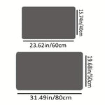 Tapis de Salle de Bain Antidérapant en Flanelle avec Motif de Pattes - Vignette | Douceur De Bain