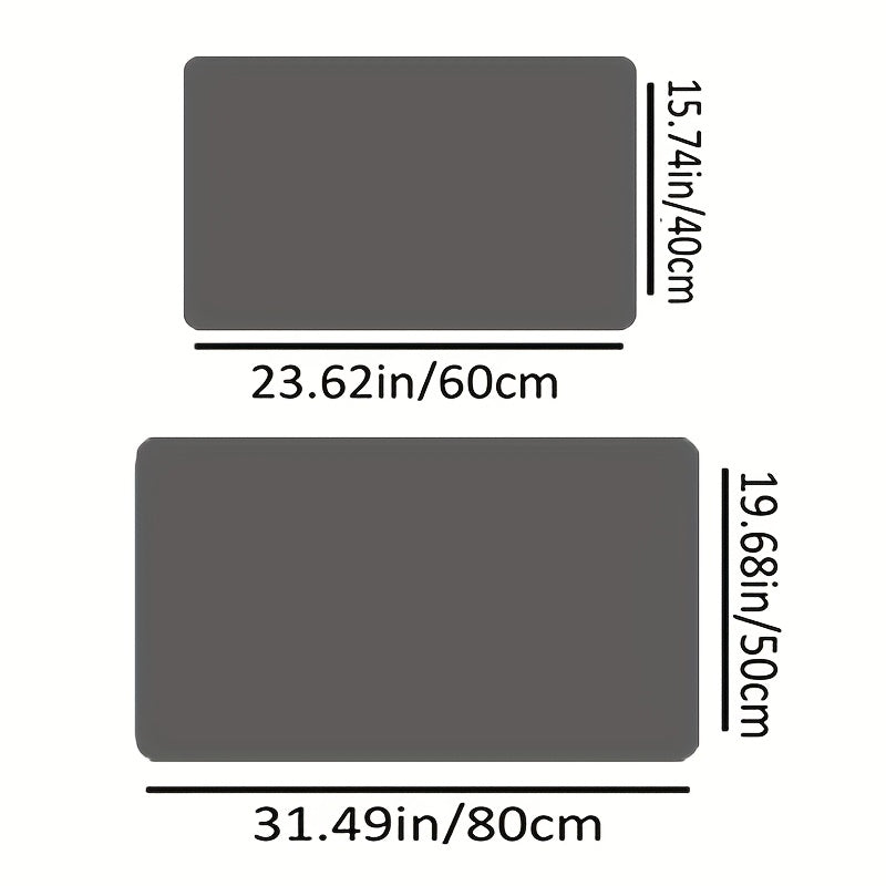 Tapis de Salle de Bain Antidérapant en Flanelle avec Motif de Pattes tailles 