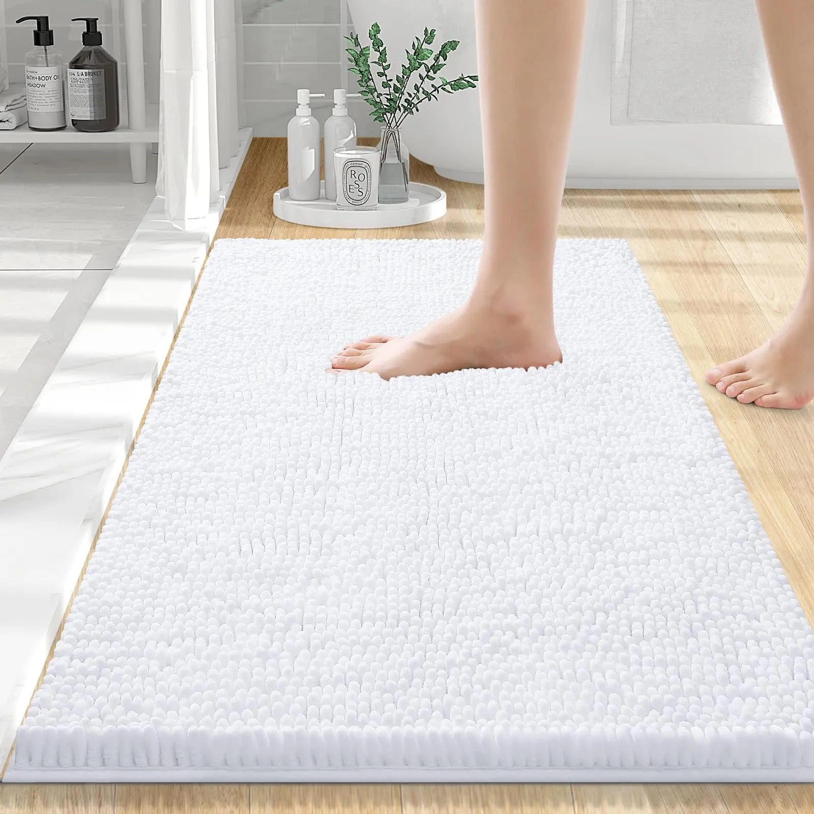 Tapis de bain 60X90 blanc