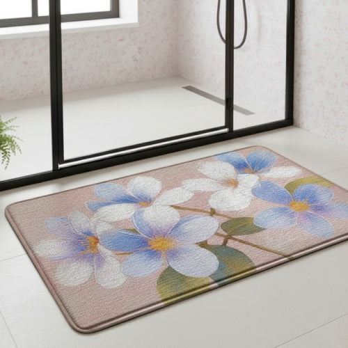 Tapis de bain Champ de Fleur vitre 