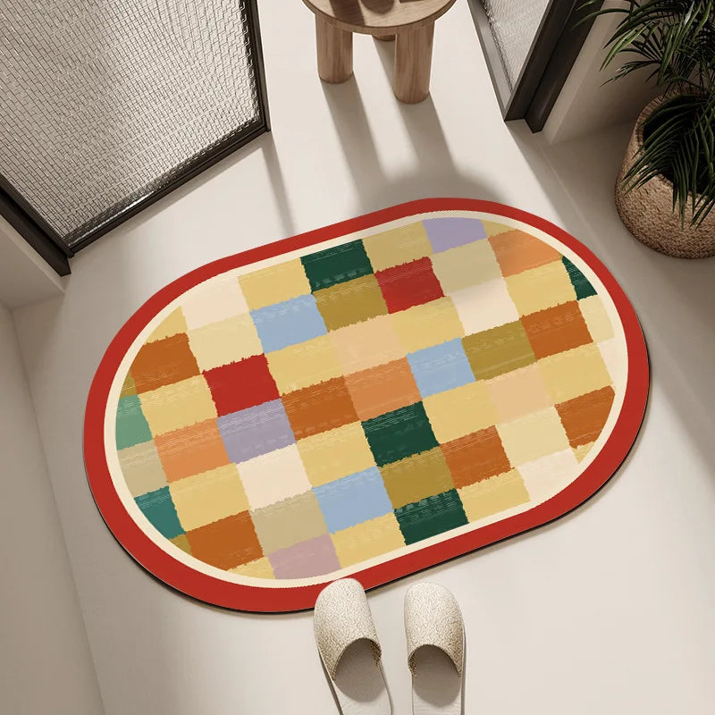 Tapis de bain GeoDesign beige 