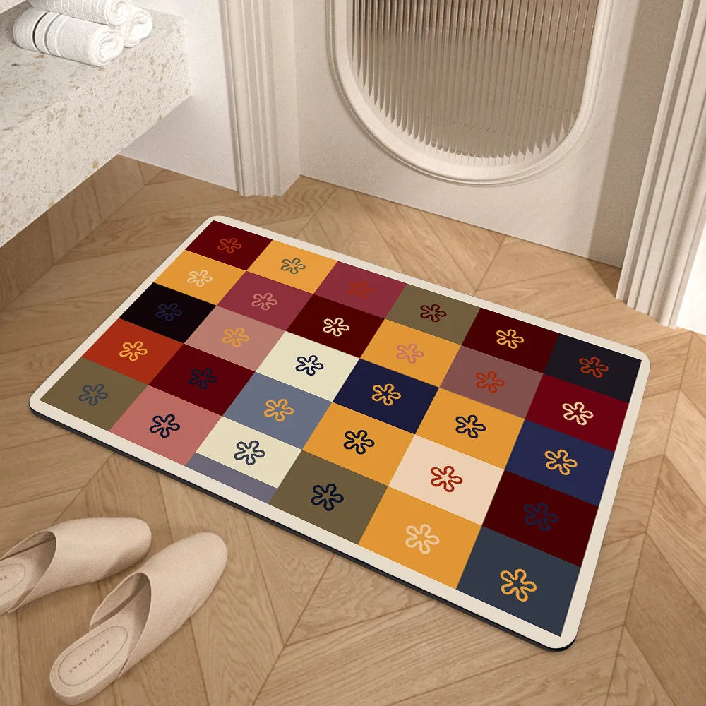 Tapis de bain GeoDesign  chaussures 